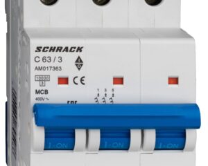 Întreruptor automat AMPARO 10kA, C 63A, 3 poli