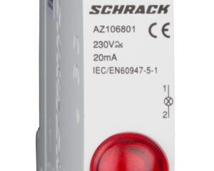 Lampă modulară simplă cu LED, AMPARO, roşu, 230V-AC