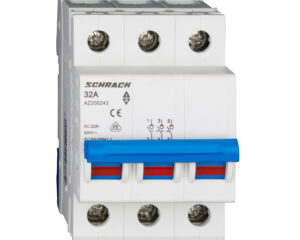 Comutator principal modular 32A, 3-poli
