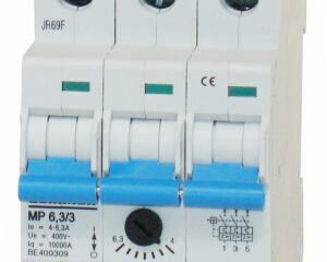 Întreruptor pentru protecţia motoarelor 3p, 4,0-6,3A