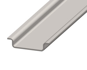 DIN-rail low, unperforated, sendzimir zinced