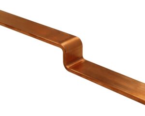 Bară de cupru 30x5mm ambutisat, 355+550mm