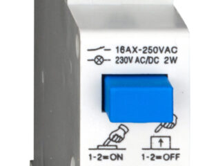 Buton modular (cu revenire) 1ND+1NI, cu LED, 16A, 230VAC/DC