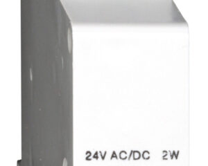 Lampă semnaliz. modulară cu 1 LED roşu/verde, 12-24V AC/DC