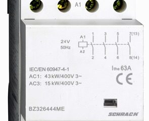 Contactor modular (3UH) 63A, 4 ND, 230Vca, seria AMPARO