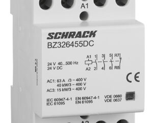Contactor modular 3UH 63A 3ND+1NÎ 24V c.a. / c.c.