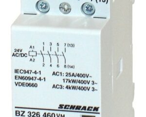 Contactor modular (2UH) 25A, 4ND, 24Vca&cc