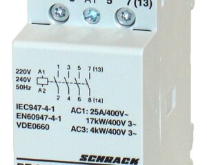 Contactor modular 2UH, 25A, 4ND, 230VAC