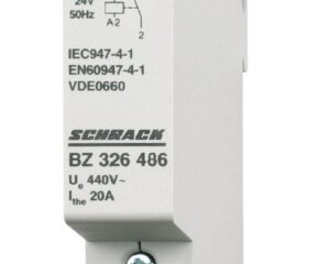 Contactor modular 20A 1ND 24VAC 1UH