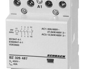 Contactor modular 40A 3ND/1NI 24VAC 3UH