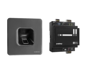 ekey xLine Fingerscan-Set, flush-mounted, Glas black