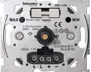 Potenţiometru electronic încastrat cu tastă off