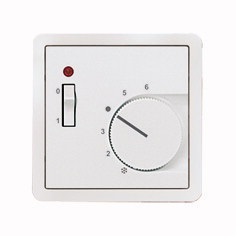 Placă centrală pt, controller temperatură, ON/OFF, alb pur