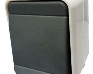 Comutator cruce IP44, gri/gri