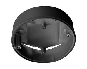 Mounting box, IP20 for detector Series C, black
