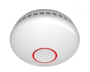 Detector de fum CYRUS wireless cu det. căldură integrat, alb