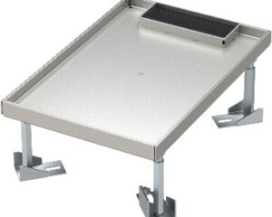 Capac de dublaj pt doză pardoseală RB 7M, 265x178x100-145mm