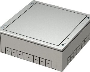 Casetă de montaj pt doză pardoseală 2x7M, 273x269,5x83-128mm