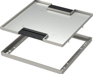 Capac pentru doză de pardoseală RB 2x7M, 265x265x17,5mm
