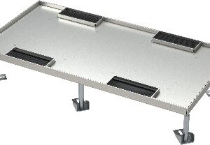 Capac dublu RB 4x7M, pentru doză de pardoseală RB 2x7M