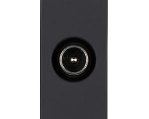 Insert priză TV de trecere, 10dB, 1M, negru