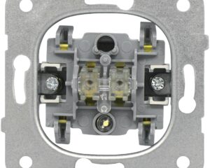 Insert întrerupător cap-scară,10A,lum. orientare,cl elastice