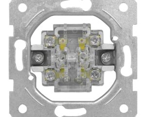 Insert buton dublu, 10A ND, cleme cu şurub