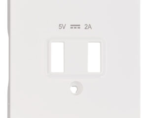 Mască frontală încărcare USB, albă