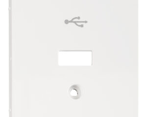 Mască pentru priză USB, alb