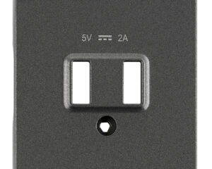 Mască frontală încărcare USB, antracit