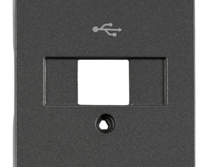 Mască Priză USB, antracit, antracit