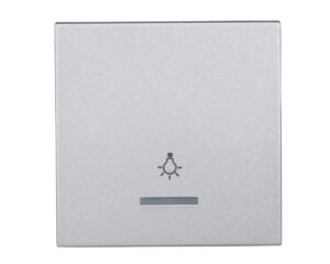 Clapetă cu fereastră control transp, simb luminos, argintiu