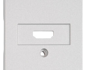 Mască Priză HDMI, argintie, argintie