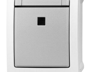 Buton cu 1ND+lumină orientare+cond.N, 10A, PT, cl.el, IP54