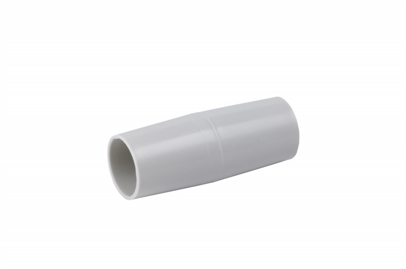 Mufă prelungire tub M40mm, ex. uşoară, gri, 25buc