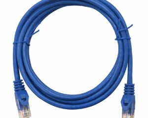 Patchcablu Cat.5e neecranat RJ45 albastru 0,5m