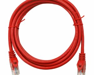 Patchcablu Cat.5e neecranat RJ45 0,5m rosu