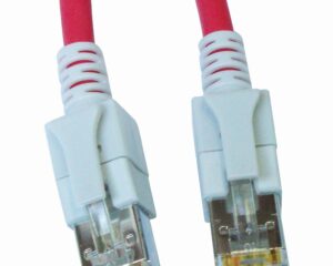 Patchcablu Cat6a cu LED ecranat RJ45 rosu 10GB 1m