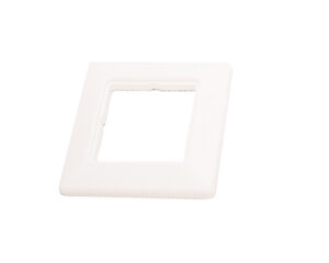 Cover Plate Single for Data Outlets 80x80mm white RAL 9010