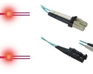 FO LED Patch Cord Premium, Duplex, LCD/LCD, G50/125, OM3, 2m