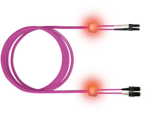 FO LED Patch Cord Premium, Duplex, LCD/SCD, G50/125, OM4, 2m