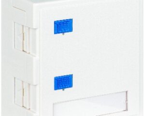 Doză PT pt. 2 module TOOLLESS LINE, 68x30x65mm, RAL9010