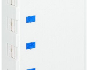 Doză PT pt. 6 module TOOLLESS LINE, 173x30x85mm, RAL9010