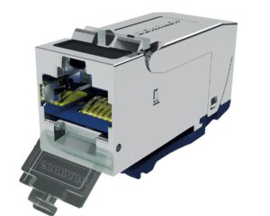 Modul S-JACK RJ45 ecranat, Cat.6a 10GB (SFB), 4PPoE 100W