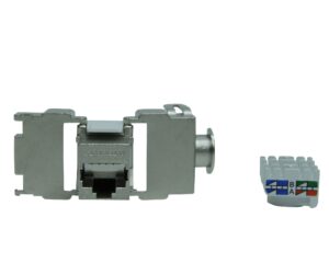 Modul RJ45 ecranat, cat 6 Class E, TOOLLESS LINE