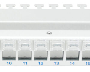 Patchpanel gol 19" pt. 24 module(SFA)(SFB),loc pt. Etichete