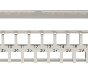 Patchpanel 19" gol pt. 48 module (SFB),1U,oțel