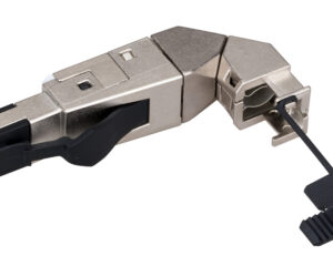 Conector industrial IP20 RJ45G Cat.6a pt. AWG22, 90°