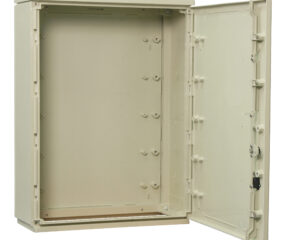 Dulap pl. neted măr.2H RAL7032,94°, 1115x1080x320mm, uşă dbl