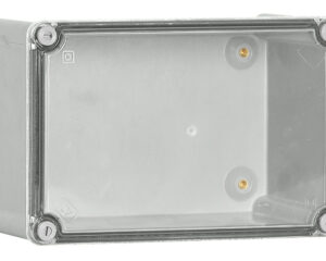Cutie din poliester cu capac transparent 270x135x129mm
